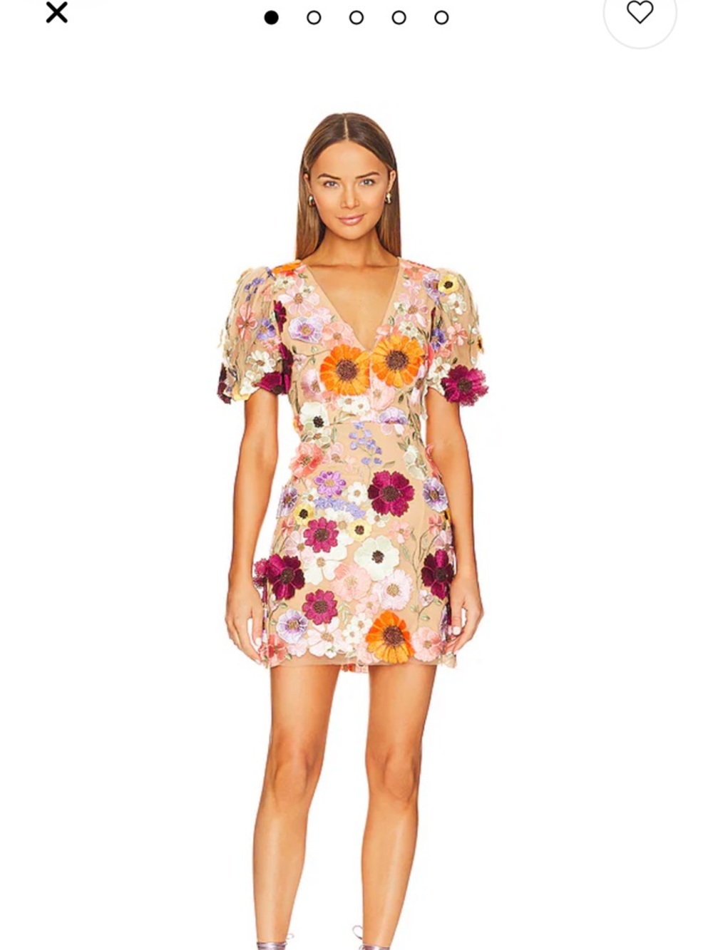 Rosalind 3D Floral Mini Dress in Pink
Elliatt